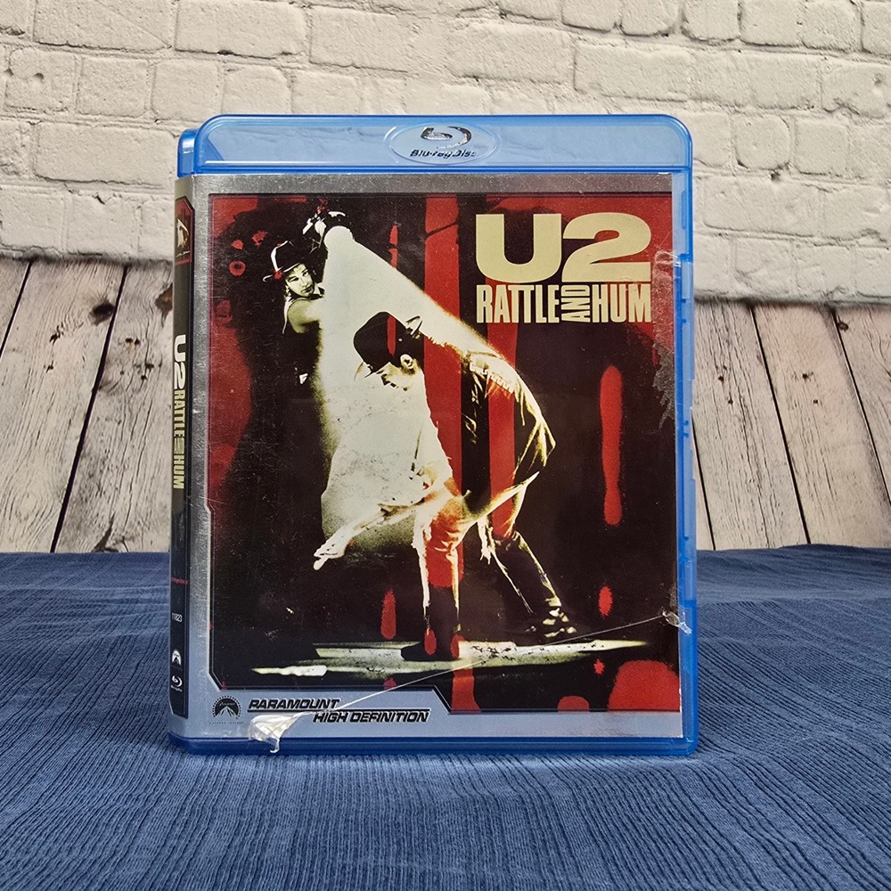 U2: Rattle and Hum (Blu-ray 2006) Documentary + Film / Joshua Tree Tour OOP Rare